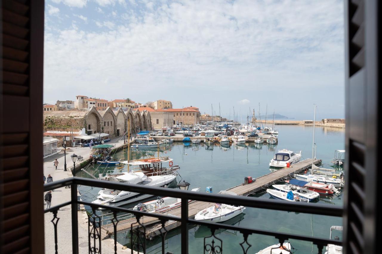 Destino Home Overlooking The Venetian Port Of Chania Ханья Экстерьер фото